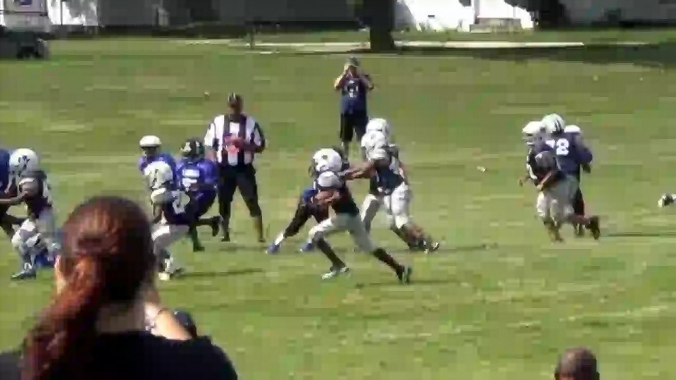 2017 Lansing Cowboys Novice Youth Football Team vs Jackson Bulldogs Highlights - Video Thumbnail Header Image